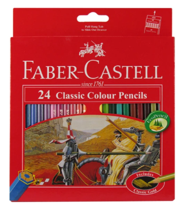 مدادرنگی فابرکاستل24رنگ اصلی شرکتی سری قدیم