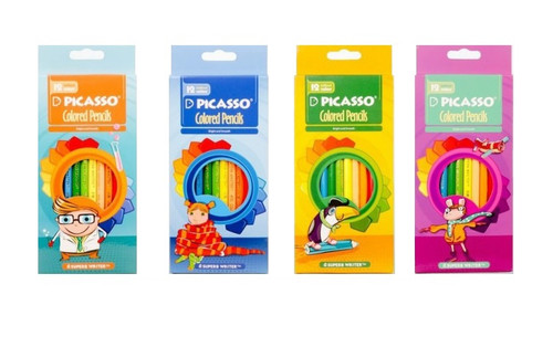 مداد رنگی پیکاسو 12 رنگ