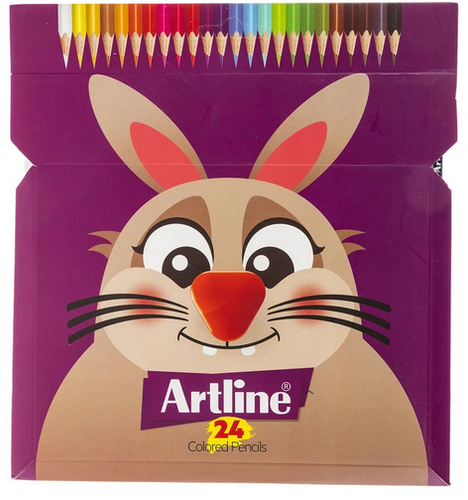 مداد رنگی 24 رنگ آرت لاین سری اول وارداتی