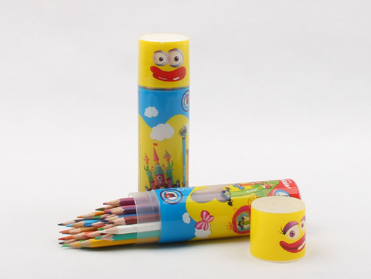 مداد رنگی 24 رنگ استوانه ای آریا Arya