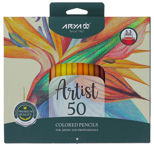 مداد رنگی 50 رنگ آرتیست آریا Arya