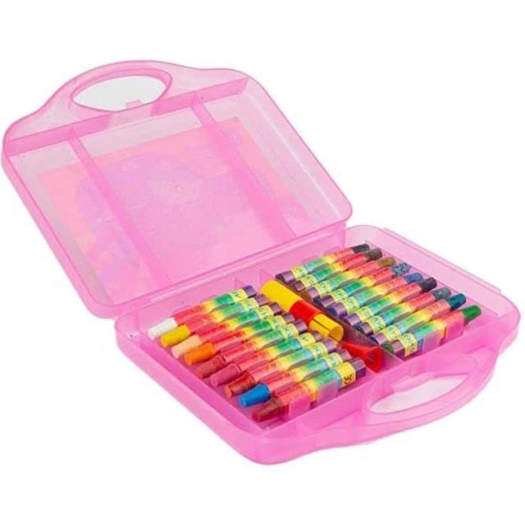 پاستل روغنی (مداد شمعی) 18 رنگ طلقی آریا Arya