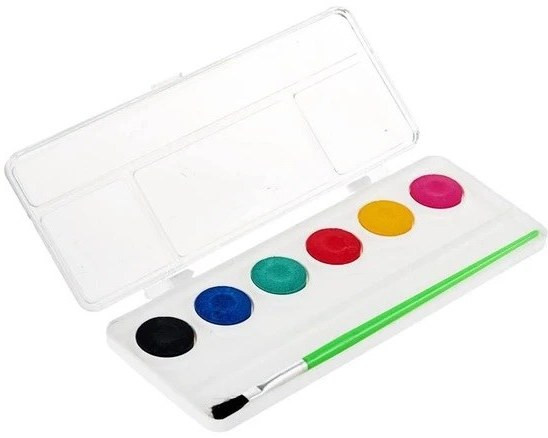 آبرنگ 6 رنگ آریا Arya