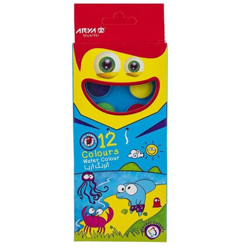 آبرنگ 12 رنگ آریا Arya