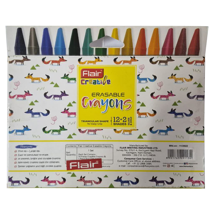 پاستل جادویی ( مداد شمعی ) 2+12 فلایر Flair